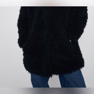 Zara teddy coat sz. xs fur